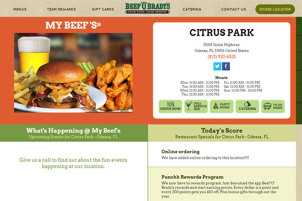 Beef's Website Local Page