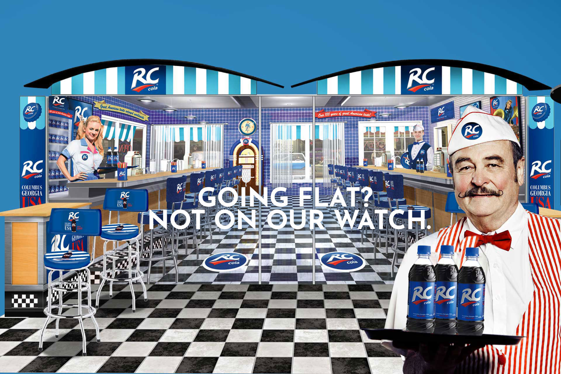 Going flat? Not on our watch.